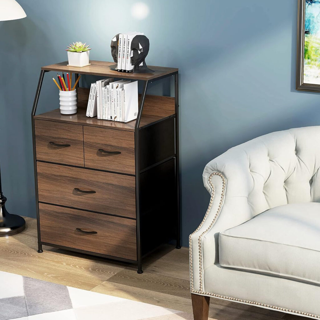 BCOM 梯子形状の収納家具 3段チェスト LSC-336