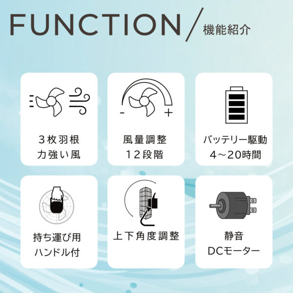 BCOOL アルミブレードフロアファン BGF-12RFE / BGF-16RFE
