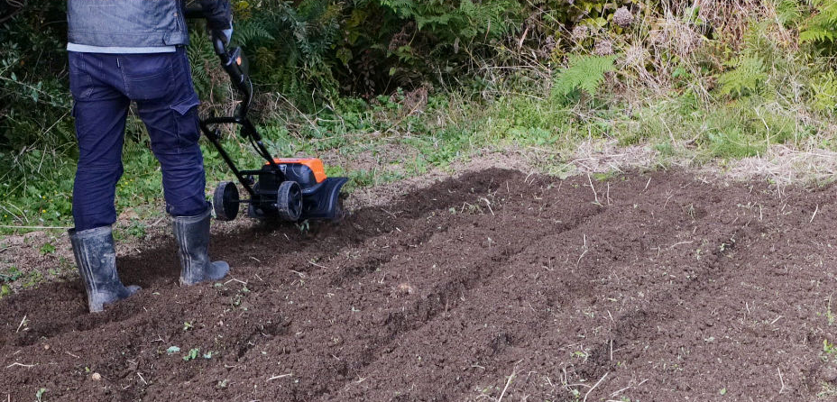 充電式耕運機　ビーカム 充電式 電動 耕うん機 耕助君 JDC-40MA ビーカム ☆軍手＋洗剤