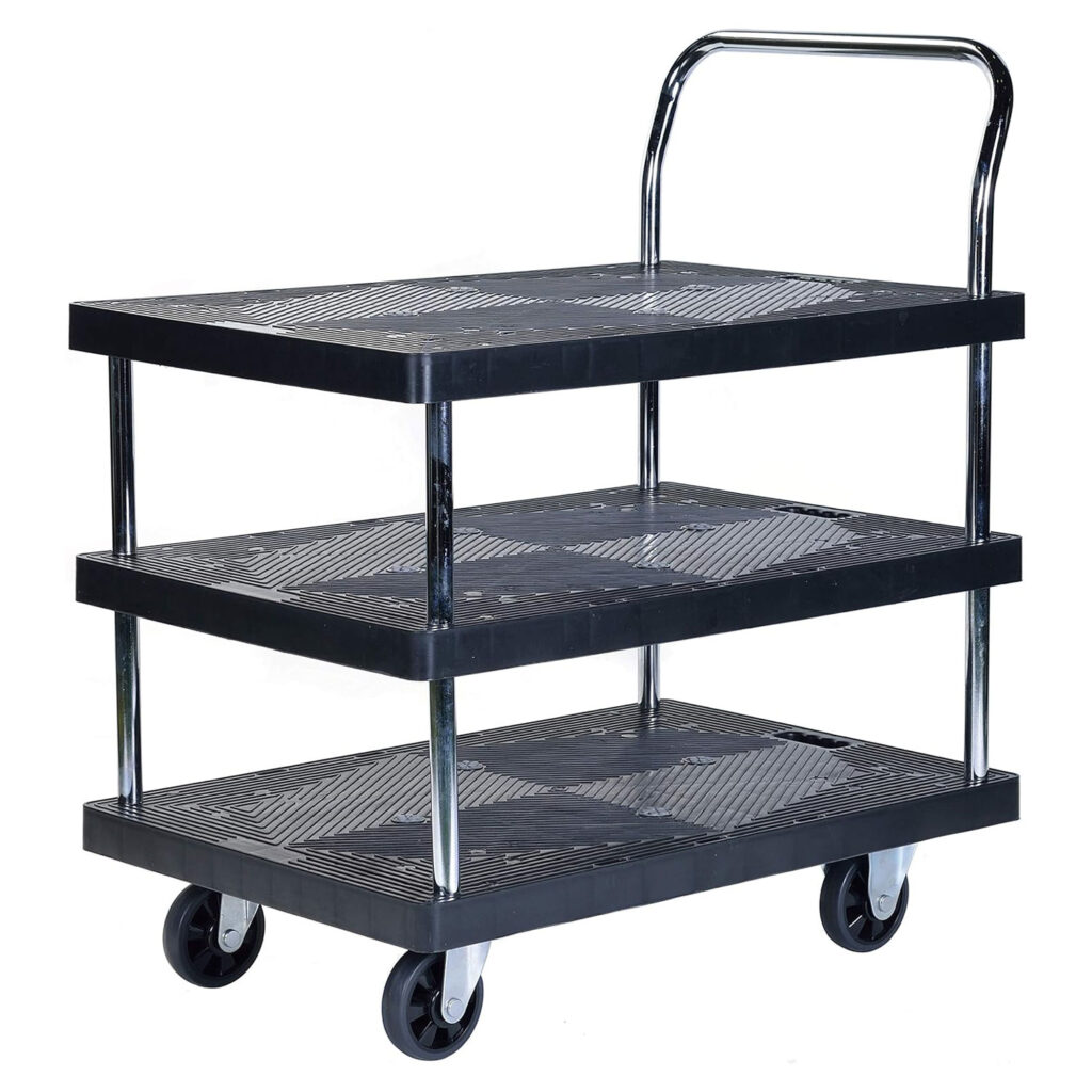 PH3002P-3 静かな樹脂台車 3段 300kg