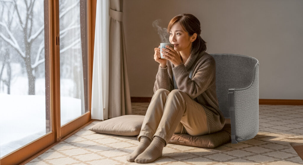 ラウンド型遠赤外線パネルヒーター rph-03 rph-04