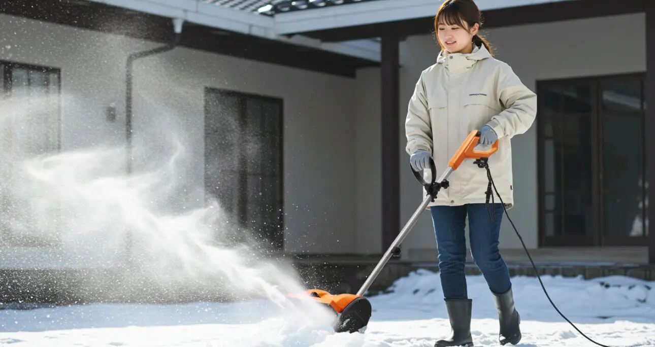 ハイパワー電動スノーショベル「スノーブレイクII ESS-1200D」2025年10月新発売