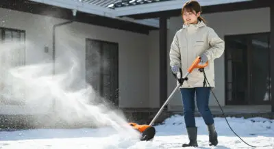 ハイパワー電動スノーショベル「スノーブレイクII ESS-1200D」2025年10月新発売