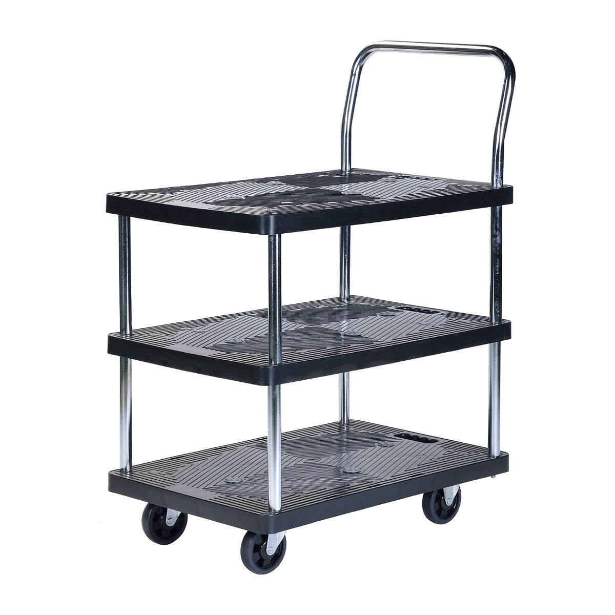 静かな樹脂台車 3段 PH1509P-3 (積載荷重 150kg) - BCOM ビーカム株式会社