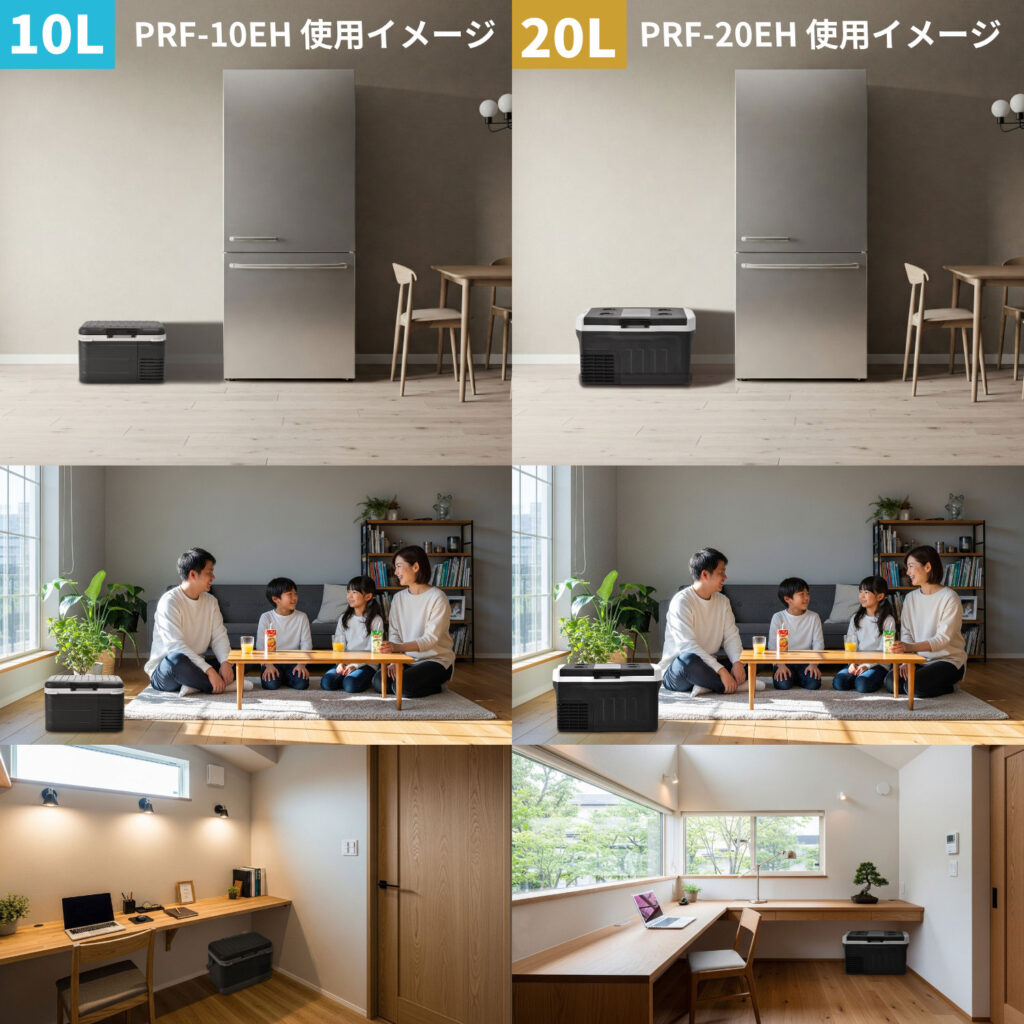 PRF-10 / PRF-20 ポータブル冷蔵庫