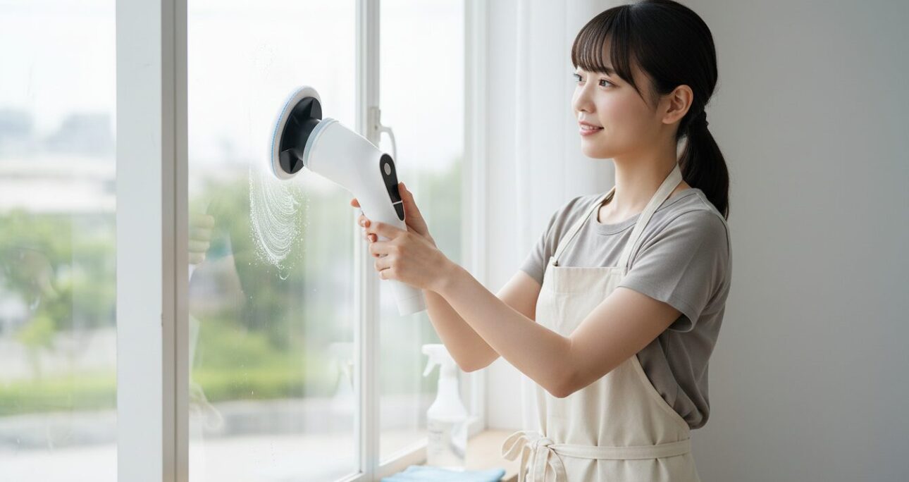 5段階のスピード調節＆8種のブラシを搭載した多機能「電動回転クリーニングブラシ ESB-01」が新発売