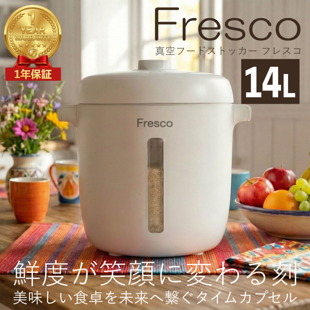 ビーカム 真空米びつ Fresco フレスコ
