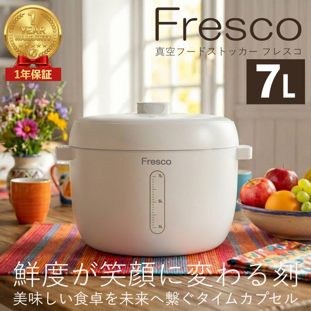 ビーカム 真空米びつ Fresco フレスコ